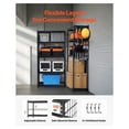 thumbnail image 3 of Garage Shelving Units 5 Tier - Heavy Duty Steel Shelves 2000 lbs Capacity - Adjustable Garage Storage Shelves for Organization - Metal Shelving Rack for Garage, Basement, Kitchen, 3 of 7