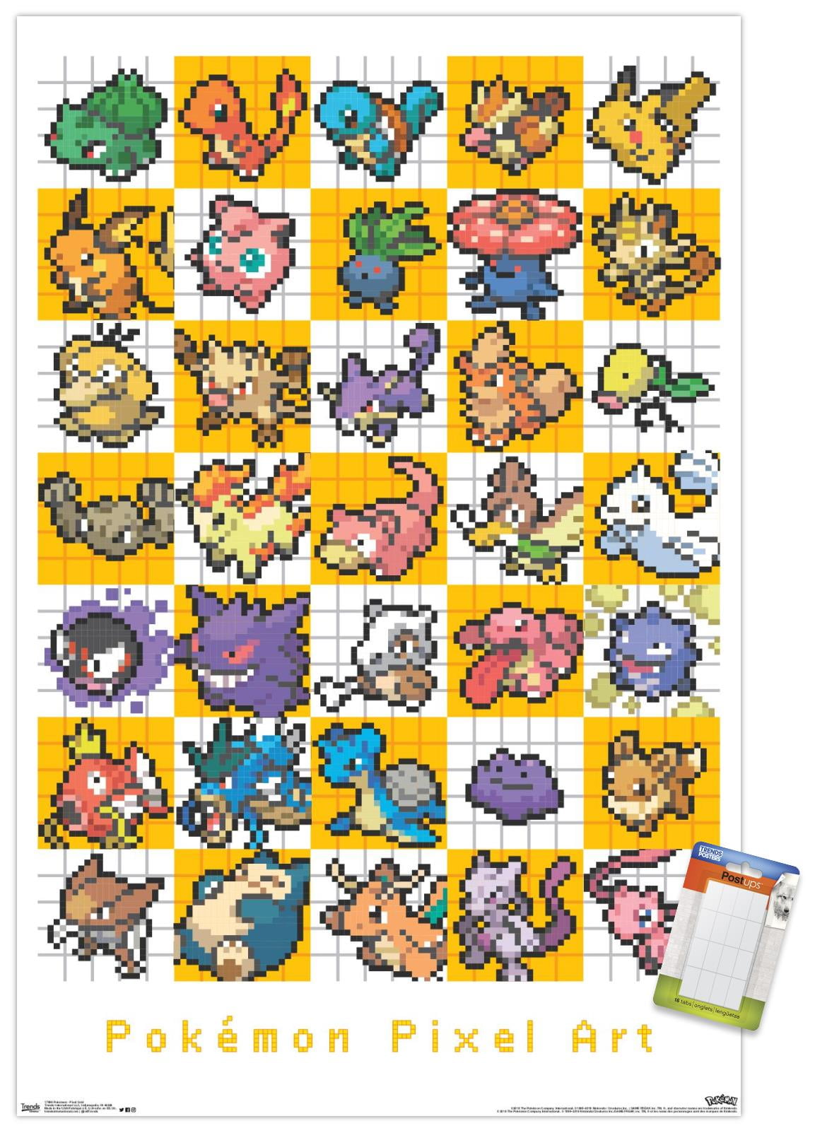 Pokemon Pixel Grid Walmart Com