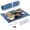 Blue, variant on Costway Rollable & Portable Electric Warming Tray with Fasting Heating Timer Auto Shut-Off Blue