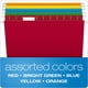 thumbnail image 4 of Carpetas para archivos colgantes Vhermosa tamaño carta colores surtidos pestañas ajustables 1/5 25 por caja, 4 of 5
