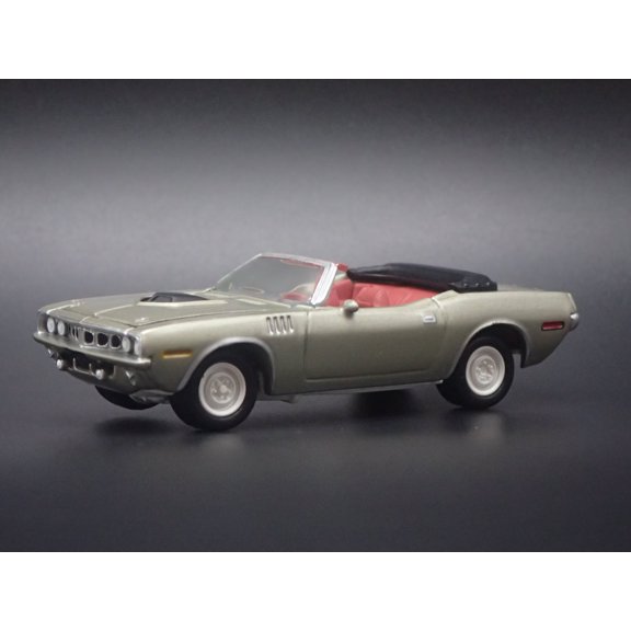 Open Box 1971 71 PLYMOUTH CUDA CONVERTIBLE WHITE LIGHTNING 1/64 SCALE DIECAST MODEL CAR