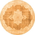 thumbnail image 1 of Ahgly Company Indoor Round Persian Orange Traditional Area Rugs, 5' Round, 1 of 1