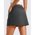thumbnail image 2 of CRZ YOGA 4-way Stretch A Line Skirts for Women High Waitsted Tennis Work Drawstring Skort with Pockets, 2 of 4