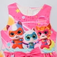 thumbnail image 3 of 3-8 year old Super Kitties girls' dress, sleeveless bow tie dress A-line skirt, 3 of 5