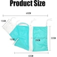 thumbnail image 6 of Multifunctional Cat Mesh Bathing Bag, Anti-Bite and Anti-Scratch with Zipper and Drawstrings, Adjustable Breathable Polyester Mesh Restraint for Bathing, Nail Trimming (Green), 6 of 6