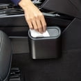 thumbnail image 1 of 1pc Car Trash Can, Car Storage Box, Mini Trash Storage Box For Car, Car Garbage Can, Multipurpose Trash Bin For Car Office Kitchen Bedroom Home, 1 of 4