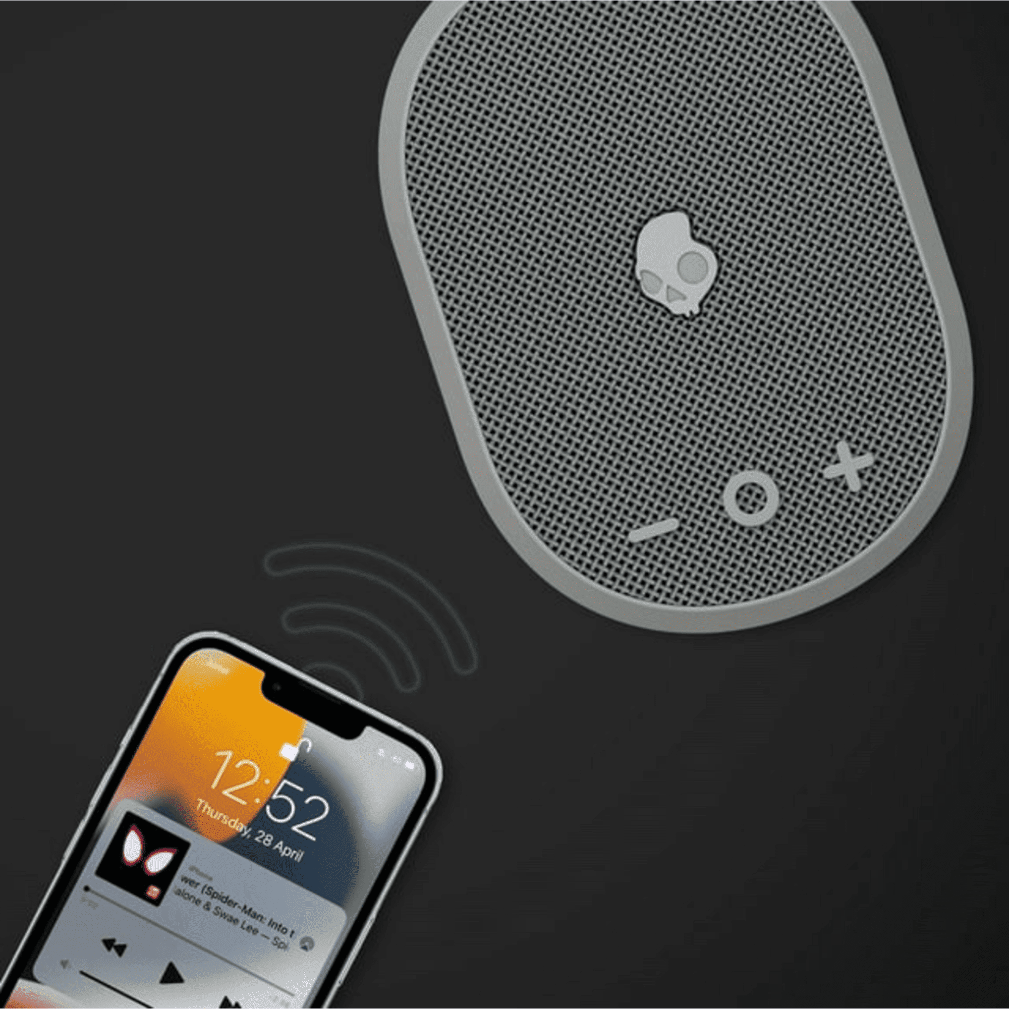 Skullcandy Kilo XT Bluetooth v5.3 Portable Wireless Speaker, IPX7 Waterproof, 24 Hours Battery, Light Grey  (图4)