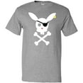 thumbnail image 3 of Inktastic Cute Easter Pirate Bunny with Eyepatch and Earring T-Shirt, 3 of 5