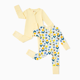 thumbnail image 1 of PatPat Pijama de Bambino/Bambina de Bambú de Dos Piezas, Sólido y Estampado con Abejas, con Cremallera Doble y Suela Antideslizante, 1 of 3