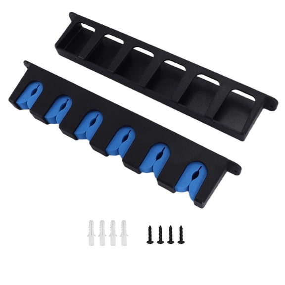 Fishing Pole Holder Wall Mount for Garage Door,Fishing Rod Storage Rack for Boat,Vertical 6-Rod Organizer Racks