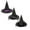 Purple 1PCS & White 1PCS & Silver 1PCS, variant on Witch Hat Birthday Hats Unique Wizard Hat 1PCS Halloween Decor