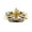 A003- Gold, variant on Black Masquerade Mask for Women Rhinestone Metal Filigree Masquerade Mask Red Glitter Accent for Mardi Gras Halloween Prom Party 1 Pack