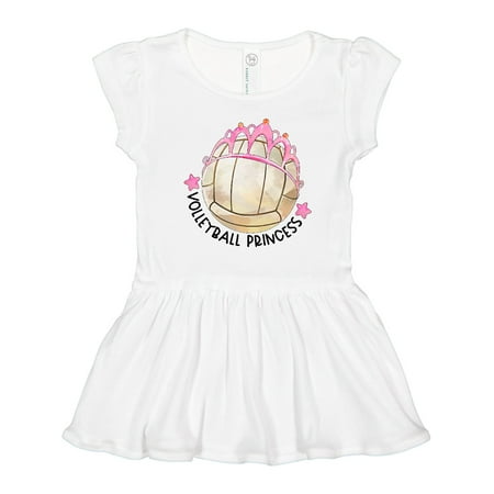 

Inktastic Volleyball Princess- Tiara Girls Toddler Dress