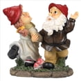 thumbnail image 2 of Dancing Duo Garden Gnome Statue, 2 of 3