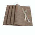 thumbnail image 3 of Unique Bargains 4/6pcs Heat Insulated Placemats Anti-slip Washable PVC Table Mats, 3 of 8