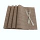 thumbnail image 3 of Alfombrillas de PVC Unique Bargains extraíbles antideslizantes marrones 4 piezas, 3 of 8