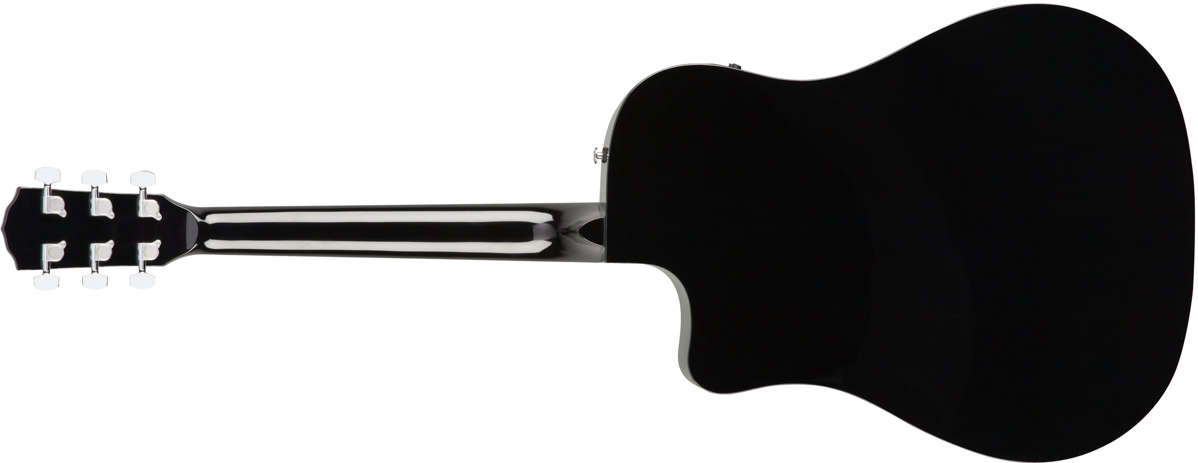 Fender CD-60SCE Solid Top Dreadnought Acoustic-Electric Guitar - Black w/ Gig Bag