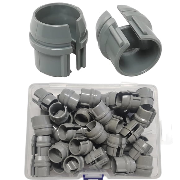 (Lot de 100) Axiomdeals Connecteurs de Câble en Plastique 1/2 Pouces à Encliqueter Non Métalliques de Style pour Romex 14/2-10/3, 14/2, 12/2, 14/3 AWG Électr