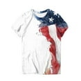 thumbnail image 4 of Itsame 4th of July Outfits for Women Printed Short Top Independence Day Short T-Shirt Sleeve, Round Neck Multicolor, 4 of 4