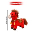 thumbnail image 3 of Jouet pour Animal Cheval, Symbolisant la Richesse et la Bonne Fortune, Rouge, avec Boîte-Cadeau, Environ 23-25 cm de Hauteur. [Rabais en Vrac Disponibles], 3 of 7