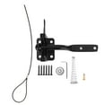 thumbnail image 2 of Latch, Garden Fencing Lock Brushed  Widely Applicable Black With Spring For, 2 of 8