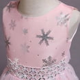 thumbnail image 6 of LEEYNEER Flower Girls Maxi Dress Bridesmaid Wedding Pageant Party Princess Floral Boho Vintage Lace Dance Gown Formal Evening Dresses, 6 of 7