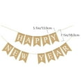 thumbnail image 2 of BEADCEST 1 Set String Flags Linen New Year Sign for Ceiling Decoration, 2 of 8