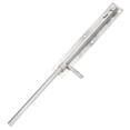 thumbnail image 3 of UPGRATOR Outdoor Gate Lock Heavy Duty Door Slide Lock Silver 1Pack, 3 of 7