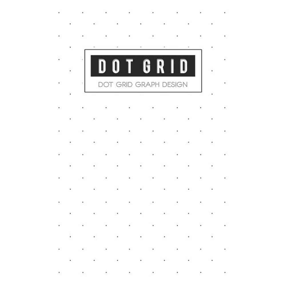 Dot Grid Design Graph Paper a Dotted Matrix and Sketch Book for