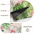 thumbnail image 6 of Pink Flamingos Area Rugs 3'x5', Washable Small Throw Rugs for Living Room Bedroom, Summer Tropical Flowers Cactus Wooden Indoor Outdoor Rug Non-Slip Low Pile Carpet Runner Reversible Floor Mats, 6 of 8
