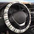 thumbnail image 5 of Salouo Gothic Skeleton With Roses Print Elastic Car Steering Wheel Cover - 15'' Non-Slip Car Wheel Cover Protector - Universal Car Accessory for Diverse Cars, 5 of 6
