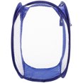 thumbnail image 5 of Foldable Up Easy Open Mesh Laundry Clothes Hamper Basket for College Dorm (Blue), 5 of 7