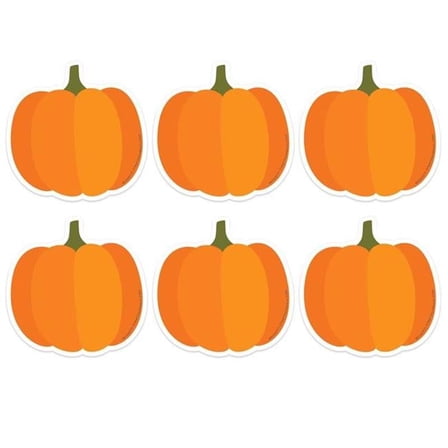 5.5 x 5.5 in. Pumpkins Paper Cut-outs, Multi Color - Pack of 6