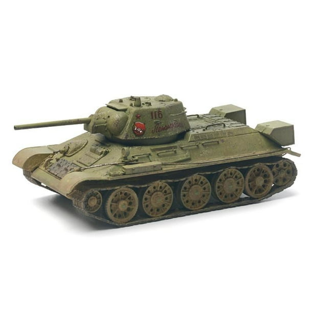 1/72 Tank Model Simulation Toy Cumpleaños Presente de Boys Model Kit Escena Propasta Interactiva Tabla de arena de juguete Kit de tanque de ensamblaje