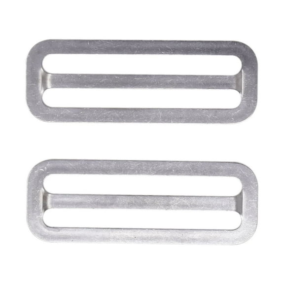 Scuba Choice Diving Stainless Steel 316 TriGlides Slider for 2"Webbing, Pair
