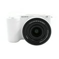 thumbnail image 2 of Sony ZV-E10 II with 16-50mm Lens (White) +64GB + Ext Bat+ 3 PC Filter- Kit (International Version), 2 of 9
