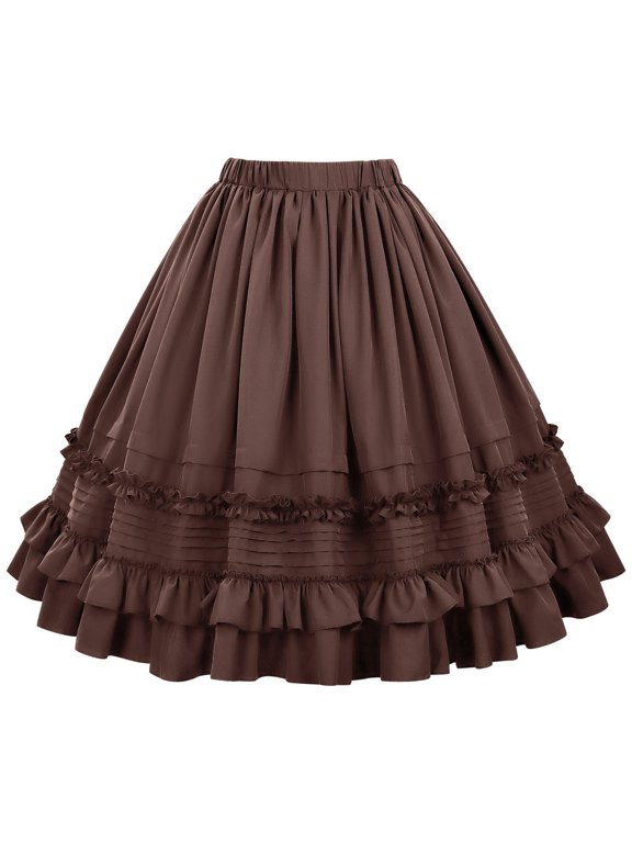 Style Carnival Cake Dress for Lace Up Bustier Ruffle Layered Skirt Cosplay