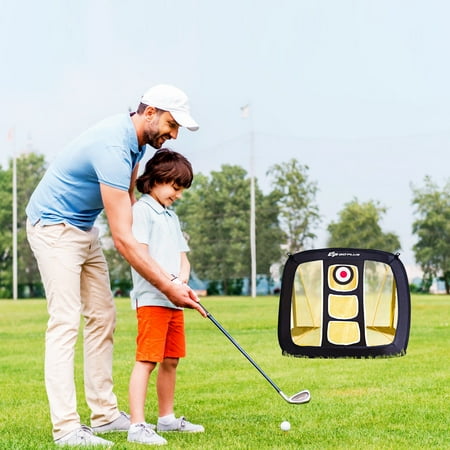 Pop Up Golf Chipping Net For Accuracy Swing Practice In Outdoor Carrying Bag