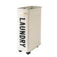 thumbnail image 3 of Collapsible Laundry Basket Dirty Laundry Basket Foldable Laundry Basket Oxford Cloth Easy Install Storage Basket With Mesh Pulleys, 3 of 7