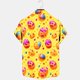 thumbnail image 4 of Blusa y camisa de manga corta con cuello vuelto para hombre, camisa informal de moda para hombre, camisa de manga corta con cuello vuelto, camisa de verano con botones, blusa de poliéster para hombre, 4 of 4