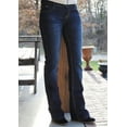 thumbnail image 3 of LA Idol Women's Mid Rise Bootcut Stretchy Denim Jeans Pants, 3 of 6
