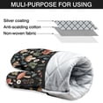 thumbnail image 7 of Brown Mushroom Flower Black Pattern Shower Curtain OneSize ,Bathroom Decorative Shower Curtains Set with 12 Hooks,Modern Waterproof Washable Shower Curtain, 7 of 7