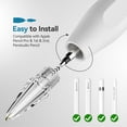 thumbnail image 5 of Chrome Metal Tips for Apple Pencil Pro 1st, 2nd & USB-C 2 Packs｜Durable Pencil Tip Replacement, Precise Control Stylus Tips & Pen-feel Pencil Nibs, 5 of 7