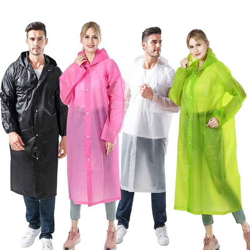 Unisex Disposable Raincoat Adult Waterproof Camping Poncho - Walmart.com