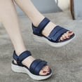 thumbnail image 4 of Mostsola Platform Sandals for Women Adjustable Wide Width Athletic Outdoor Water Beach Shoes, 4 of 9