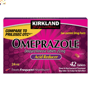 KS Omeprazole 20 Mg., Antacid, Acid Reducer 42 Tablets | Compare to Prilosec OTC® Active Ingredient