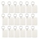 thumbnail image 1 of Naiovety 50 Uds. Llavero en blanco con sublimación, transferencia de joyería rectangular, discos artesanales, marco de fotos, llavero, día de Artesanía Naiovety HA073968-01, 1 of 6
