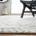 thumbnail image 5 of SAFAVIEH Kenya Lilly Diamond Wool Area Rug, Gray/Ivory, 6' x 9', 5 of 9