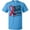 Pacific Blue, variant on Inktastic Never Stop Fighting Stroke Awareness Red Ribbon T-Shirt