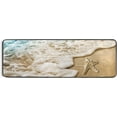 thumbnail image 5 of SKYSONIC 2'X6' Starfish Ocean Wave Runner Rug with Rubber Backing, Summer Beach Non Slip Entryway Rug Runner Washable Soft Area Rug Carpet for Hallway Bedroom Kitchen Decor, 5 of 6